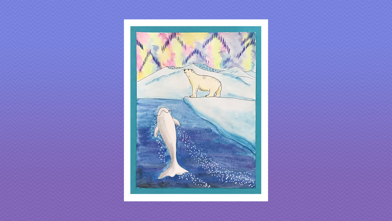 Polar-bear-and-Beluga-whale-art-tutorial