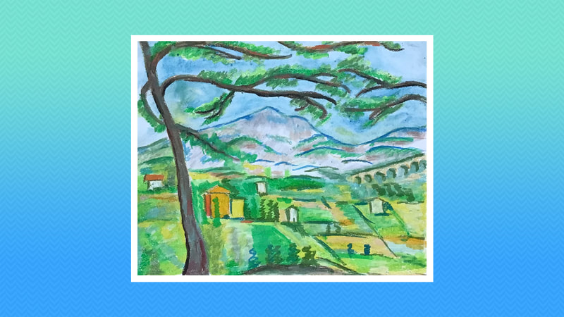 Cezanne-Inspired-Landscape